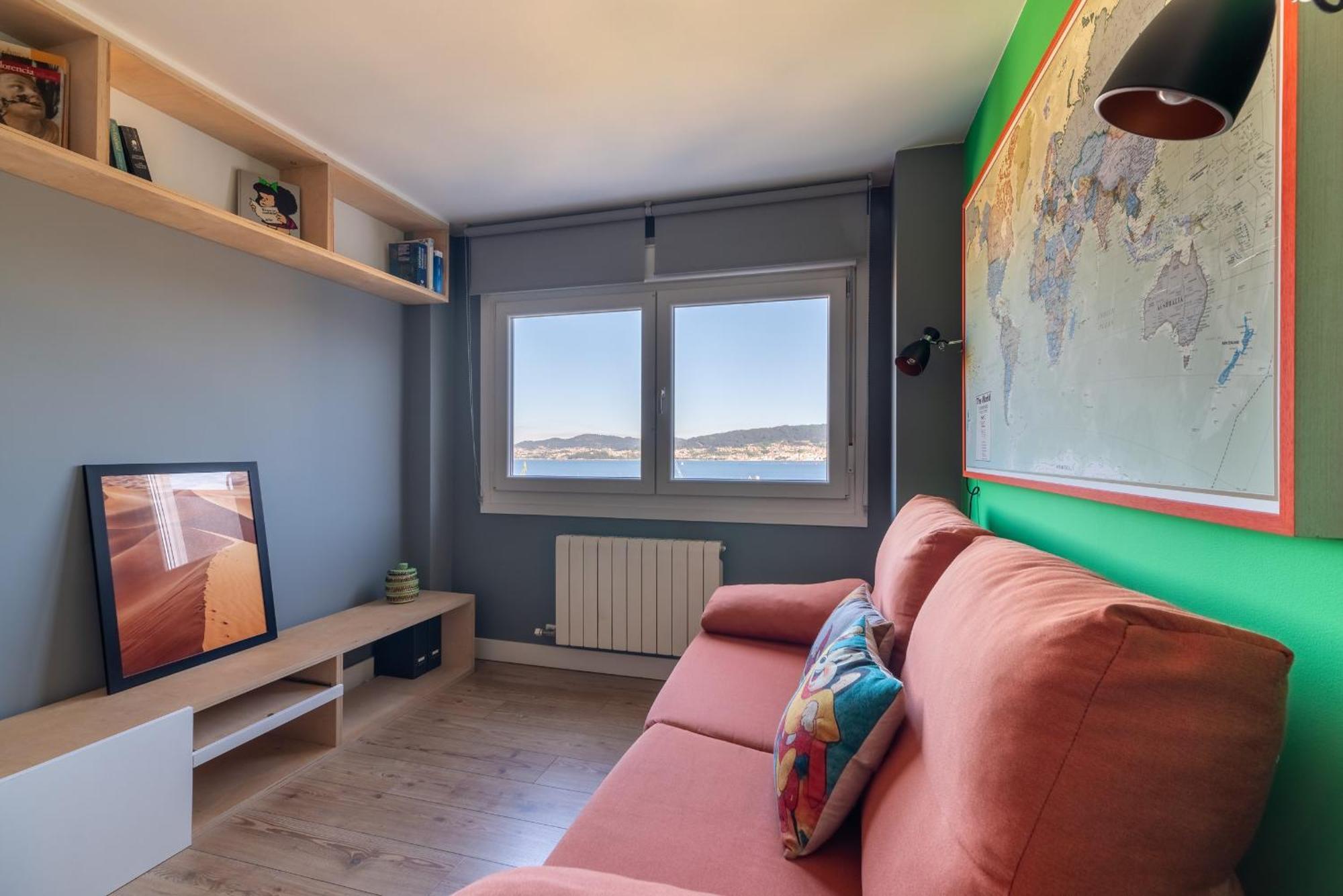 Apartamento Vistas Ria Con Parking Vigo Zewnętrze zdjęcie